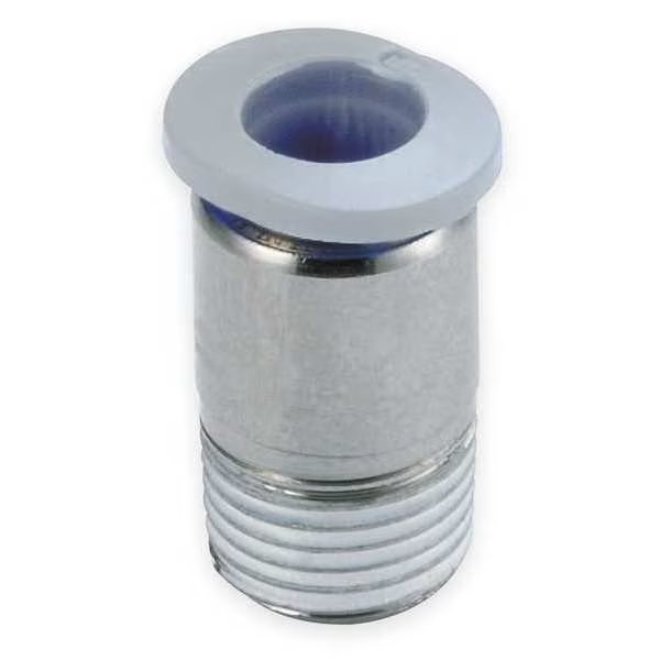 Hex Adapter, 1/8 in Tube Size, PBT, White, 10 PK, Norgren, Mfr#: M222A0105
