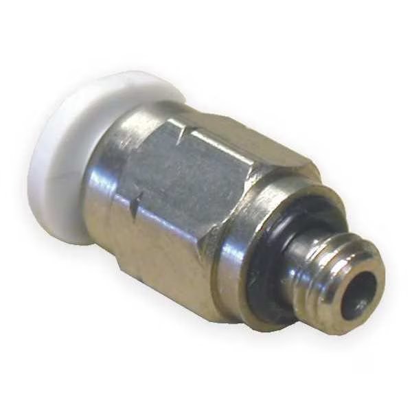 Hex Adapter, 5/32 in Tube Size, PBT, White, 10 PK, Norgren, Mfr#: M24250218