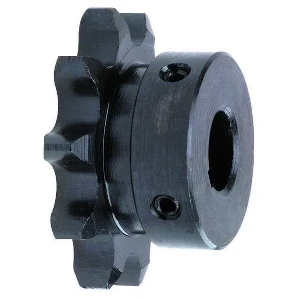 Single Strand Sprocket, 40 Chain Size, 1/2 Bore Dia., 14 # of Teeth, Tsubaki, Mfr#: 40B14F-1/2