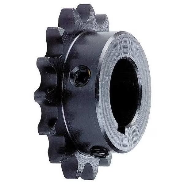 Single Strand Sprocket, 50 Chain Size, 1-1/8 Bore Dia., 16 # of Teeth, Tsubaki, Mfr#: 50B16F-1 1/8