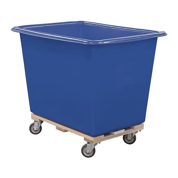 Cube Truck, 1/4 cu. yd., 600 lb. Cap, Blue, Royal Basket Trucks, Mfr#: G06-BLX-PTA-4UNN