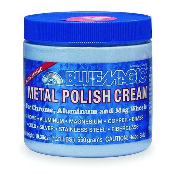 Metal Polish Cream, Tub, 19.25 oz, Ready to Use Paste, Blue Magic, Mfr#: 500-06
