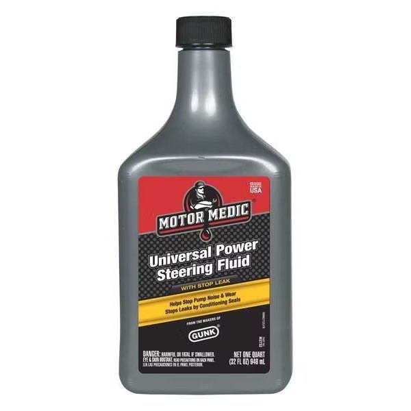 Power Steering Fluid, 32 oz., Bottle, Motor Medic, Mfr#: M2732