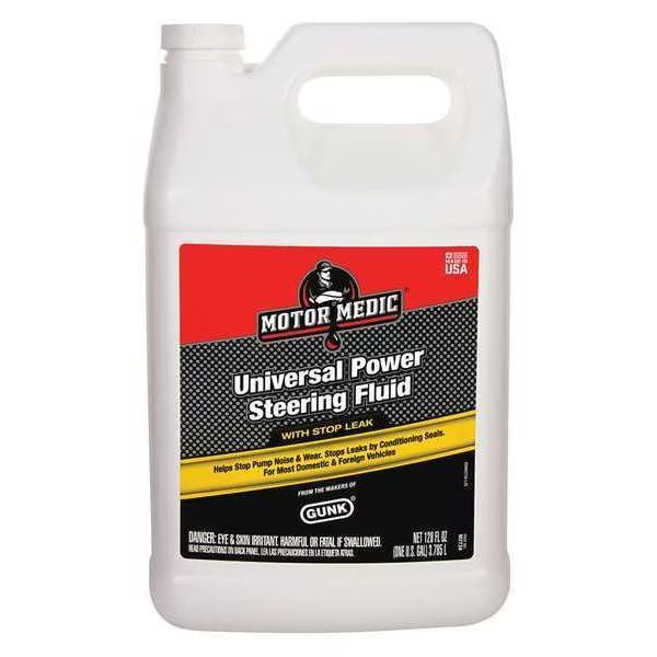 Power Steering Fluid, 1 gal., Bottle, Motor Medic, Mfr#: M2734