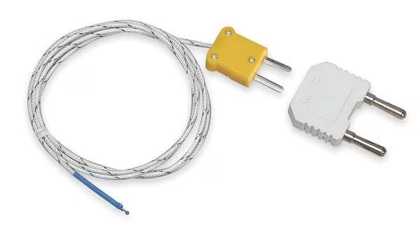 Bead Wire Temp Probe, -22 to 572 Deg F, Extech, Mfr#: TP873