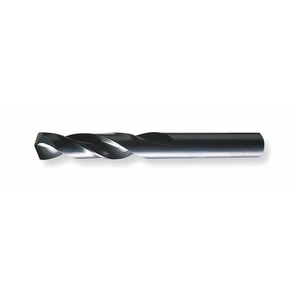 Screw Machine Drill Bit, 19/64 in Size, 135  Degrees Point Angle, High Speed Steel, Straight Shank, Chicago-Latrobe, Mfr#: 49219