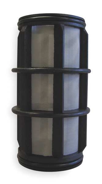 Filter Screen, Black, 5" Length, 2" Dia, Amiad, Mfr#: 700101-000336