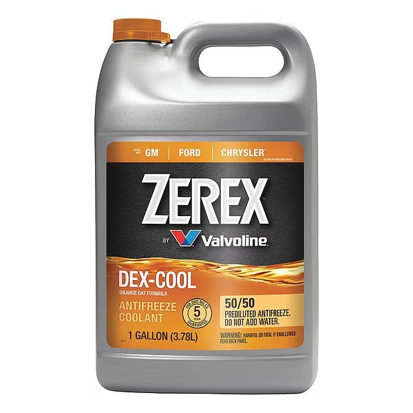 Antifreeze Coolant, 1 gal., RTU, Zerex, Mfr#: ZXELRU1