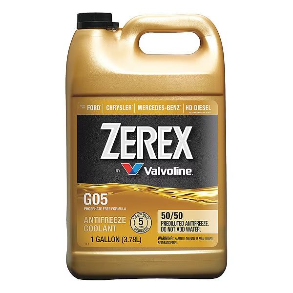 Antifreeze Coolant, 1 gal., RTU, Zerex, Mfr#: ZXGO5RU1
