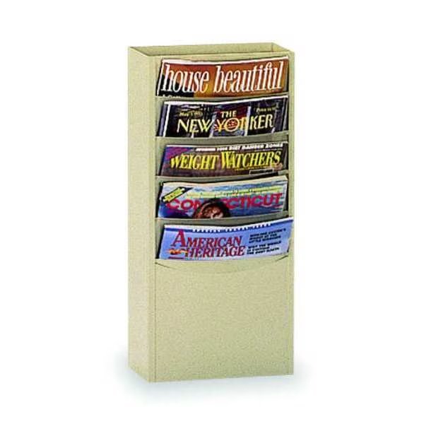 Magazine Display, 5 Compartments, Durham Mfg, Mfr#: 403-75