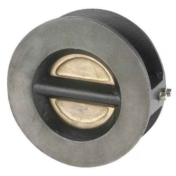 4" Wafer Flange Stainless Steel Double Disc Check Valve, Ssi, Mfr#: 0400-300WTTTM-T