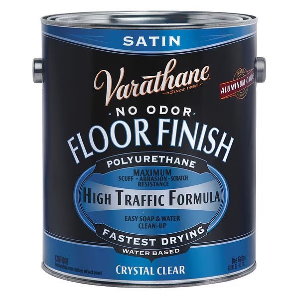 Floor Finish, Crystal Clear, Satin, 1 gal., Varathane, Mfr#: 230231