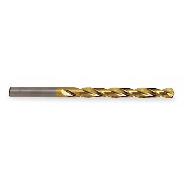 135° Heavy-Duty Parabolic Jobber Length Drill Cle-Line 1872-TN TiN HSS RHS/RHC 7/64, Cle-Line, Mfr#: C18633