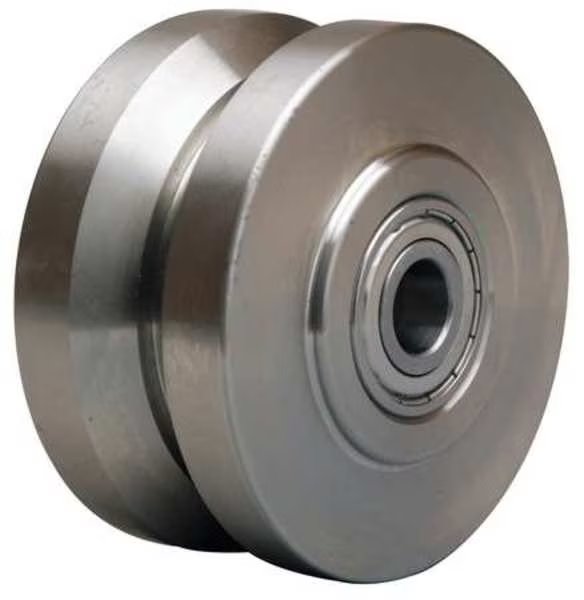 Caster Wheel, Steel, 4 in., 850 lb., EnjoyTool Select, Mfr#: W-420-SVB-1/2