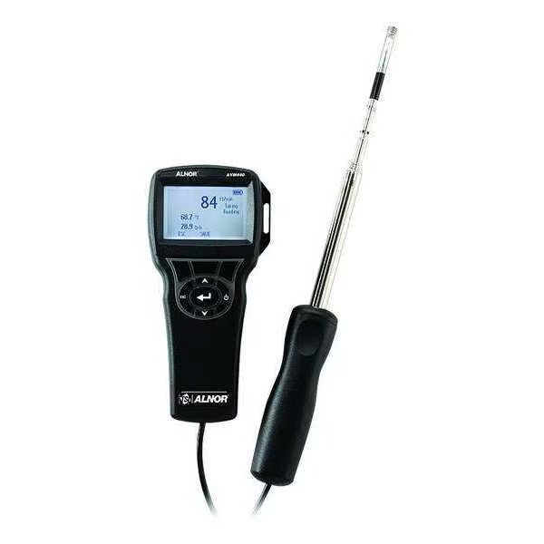 Anemometer with Humidity, 0 to 6000 fpm, Tsi Alnor, Mfr#: AVM440-A