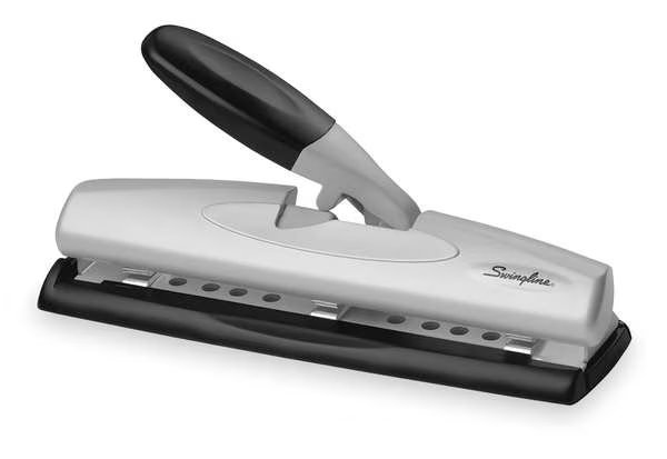 Paper Punch, 3-Hole, 12 Sheet, Swingline, Mfr#: A7074026E