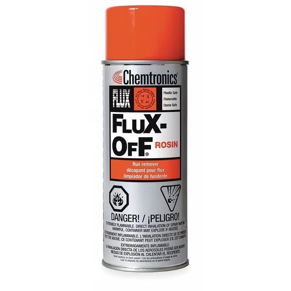 Flux Remover, 16 Oz, Net 10 Oz, VOC 851 g/L, Chemtronics, Mfr#: ES1035