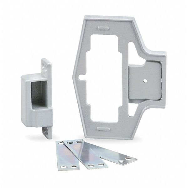 Metal Frame Adapter Kit, Brushed Chrome, Kaba, Mfr#: 800-26D