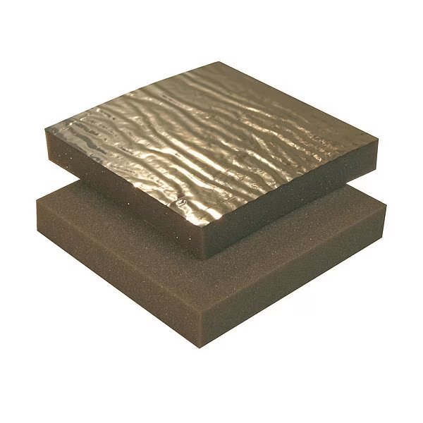 Acoustic Foam, Mylar, Charcoal, 54Inx10 ft., Sound Seal, Mfr#: K10-M10