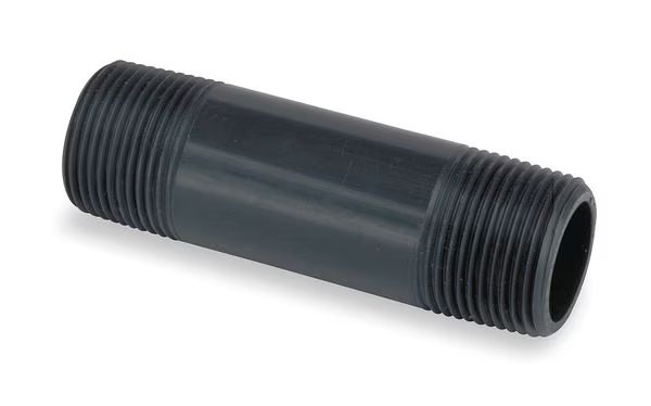 4" MNPT Close TBE PVC Pipe Nipple Sch 80, EnjoyTool Select, Mfr#: 861-422