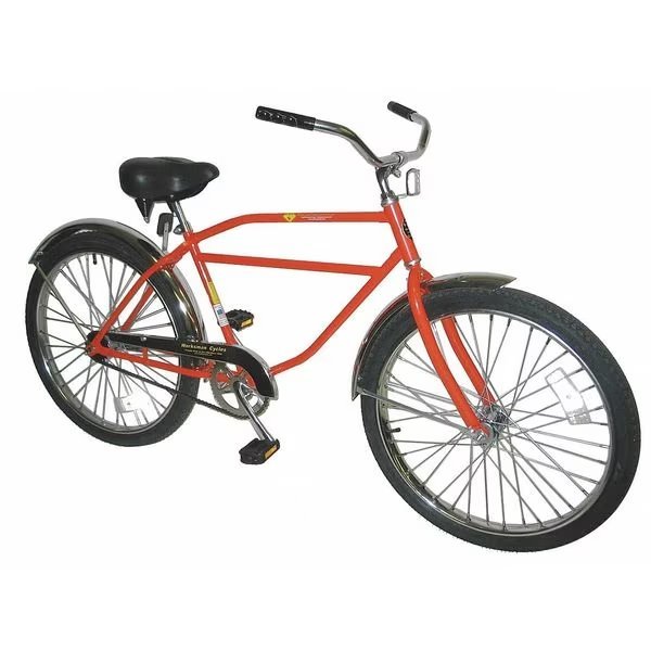Bicycle, Coaster Brakes, 26 In Wheel, Yel, Worksman, Mfr#: INB-ORG
