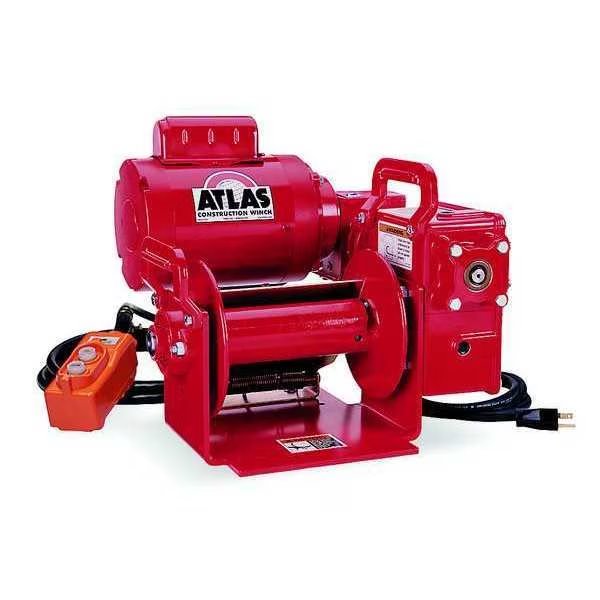 Electric Winch, 1-1/3HP, 115VAC, Thern, Mfr#: 4WP2T8-2000-8