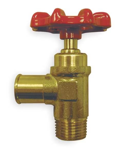 Drain Cock, Brass, MNPT x Hose, 1/2 In, Weatherhead, Mfr#: 1451