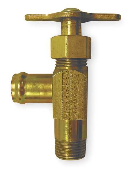 Drain Cock, Steel, MNPT x Hose, 3/8 In, Weatherhead, Mfr#: 211280A