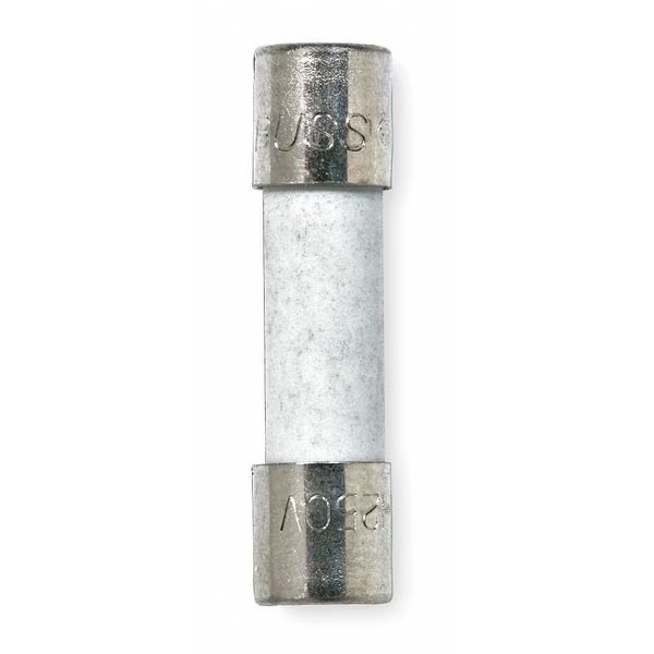 Ceramic Fuse, S501 Series, Fast-Acting, 10A, 250V AC, 1.5kA at 250V AC, 5 PK, Eaton Bussmann, Mfr#: S501-10-R