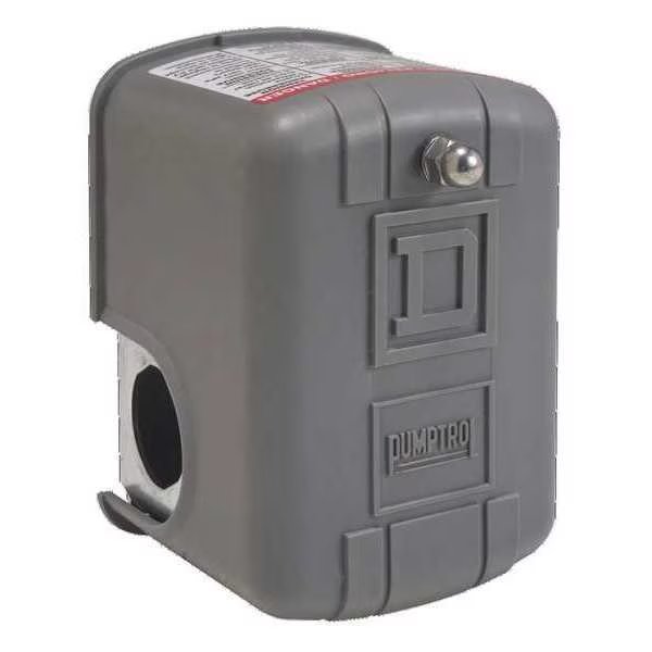 Pressure Switch, (1) Port, 1/4 in FNPS, DPST, 10 to 80 psi, Standard Action, Telemecanique Sensors, Mfr#: 9013FSG52J25