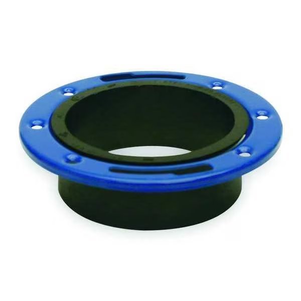 Adj. Closet Flange w/ Metal Ring 4x3", Size: 4" x 3", Mueller Industries, Mfr#: 1WHR5