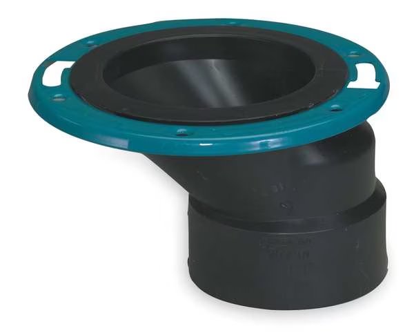 Adj. Closet Flange w/ Metal Ring 4x3", Mueller Industries, Mfr#: 1WJC5