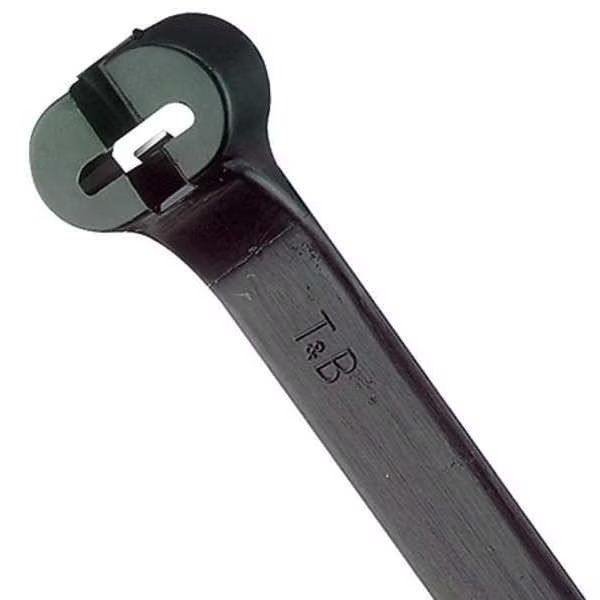 30" L Heavy Duty Cable Tie BK PK 500, Ty-Rap, Mfr#: TY29MX