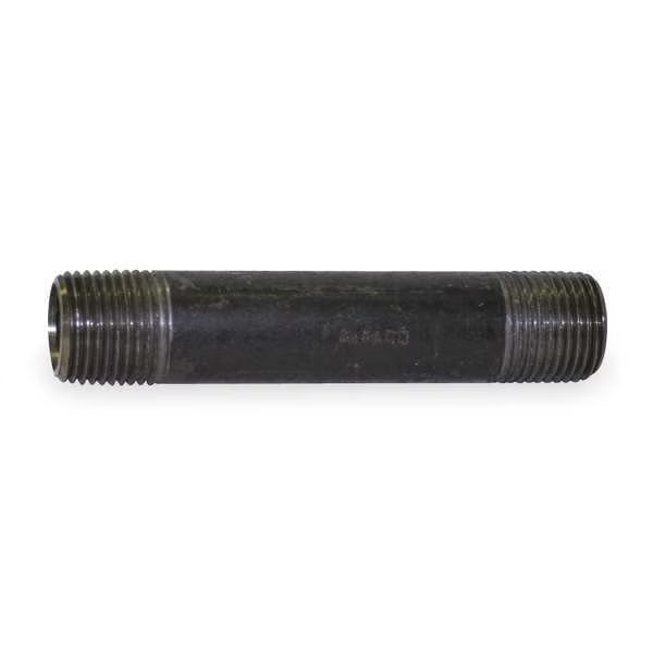 1-1/2" x 4-1/2" Black Pipe Nipple Sch 80, Beck, Mfr#: 0332633205