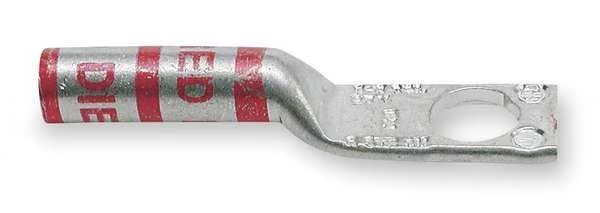One Hole Lug Compression Connector, 1 AWG, Abb, Mfr#: 60122