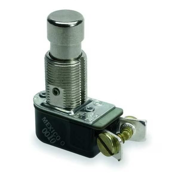 Miniature Push Button Switch, 6A @ 125V, Terminals: Screw, Carling Technologies, Mfr#: 110-SP