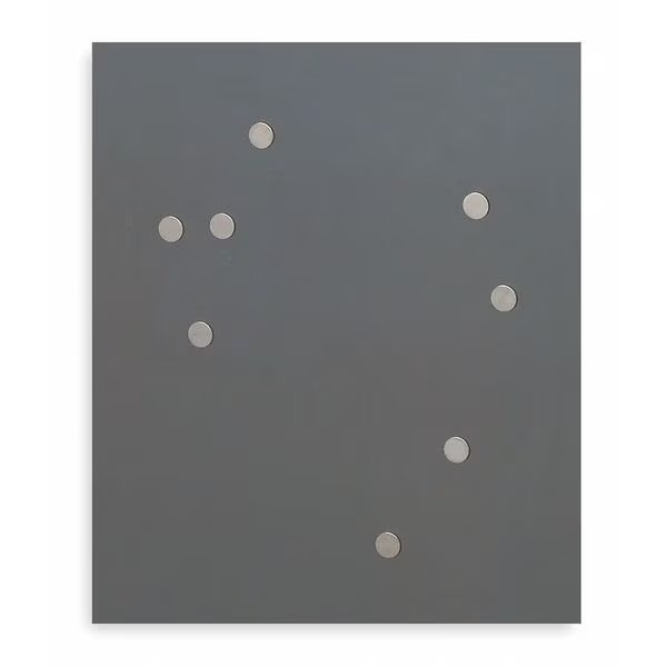Magnets, Silver, Round, PK50, Quartet, Mfr#: SM50