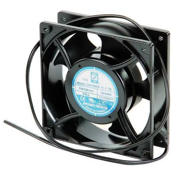 Axial Fan, Square, 115V AC, 88/110 cfm, 4 5/7 in W., Wiegmann, Mfr#: WA4AXFN