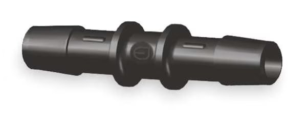 Straight Coupler, 3/8In, Barbed, Nylon, PK10, Eldon James, Mfr#: C0-6BN