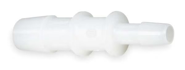 Straight Coupler, 1 In, Barbed, HDPE, PK10, Eldon James, Mfr#: CO-16HDPE