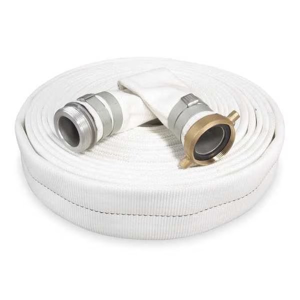 1-1/2" ID x 50 ft Rubber Water Discharge Hose 125 PSI WT, EnjoyTool Select, Mfr#: 1ZMT4