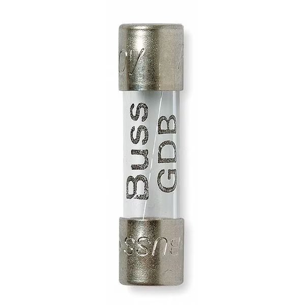Glass Fuse, GDB Series, Fast-Acting, 315mA, 250V AC, 35A at 250V AC, 5 PK, Eaton Bussmann, Mfr#: GDB-315MA