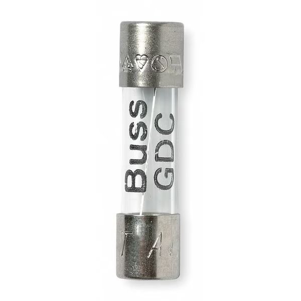 Glass Fuse, GDC Series, Time-Delay, 315mA, 250V AC, 35A at 250V AC, 5 PK, Eaton Bussmann, Mfr#: GDC-315MA