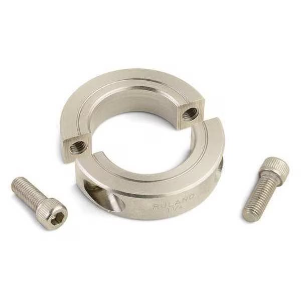 Shaft Collar, Clamp, 2Pc, 2-5/8 In, 303 SS, Ruland, Mfr#: SP-42-SS