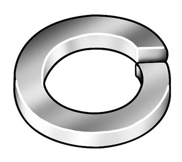 Split Lock Washer, For Screw Size 1-1/8 in Steel, Galvanized Finish, 10 PK, EnjoyTool Select, Mfr#: LWIS112GUSA-010BX