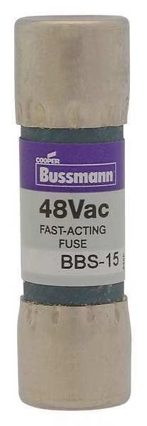 Midget Fuse, BBS Series, Fast-Acting, 4A, 600V AC, Non-Indicating, 10kA at 600V AC, Eaton Bussmann, Mfr#: BBS-4