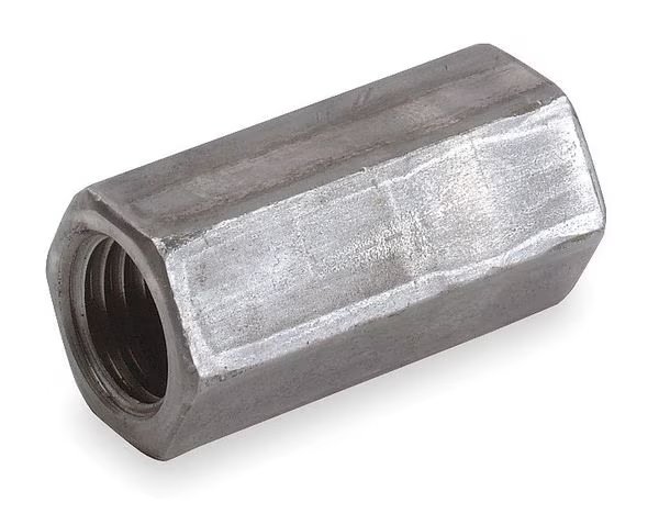 Coupling Nut, 1/4", Steel, Electrogalvanized, 7/8 in Lg, Nvent Caddy, Mfr#: 0250025EG