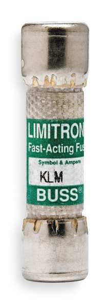 Midget Fuse, KLM Series, Fast-Acting, 25A, 600V AC, Non-Indicating, Eaton Bussmann, Mfr#: KLM-25