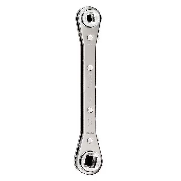 Refrigeration Wrench 1/4" x 3/8" Square & 3/16" x 5/16" Square, Proto, Mfr#: J1112