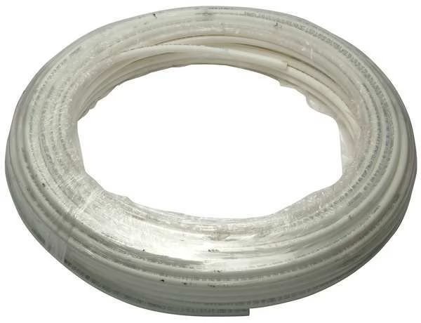 PEX Tubing, White, 1/8 in, 100 ft, 100 psi, EnjoyTool Select, Mfr#: Q0PC100